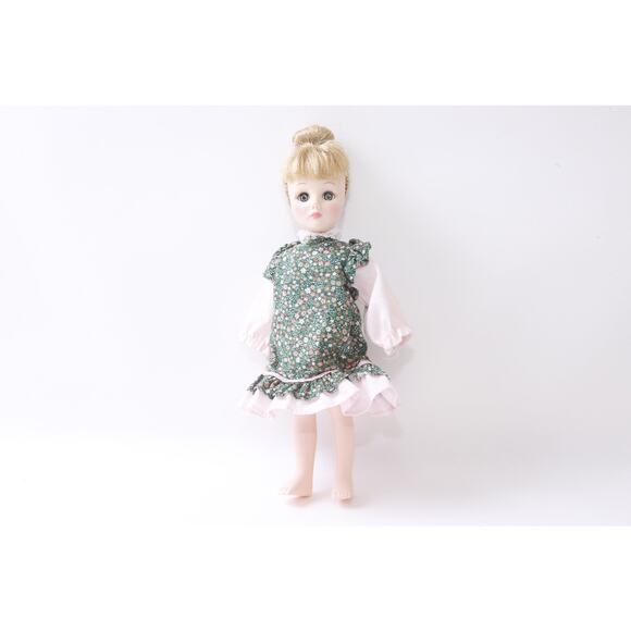 Effanbee, Dressed Doll, 11 1/2", Bent Arms, Old Style, Retro, Long Floral Dress - Picture 1 of 5